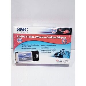 SMC Networks 2.4GHz 11 Mbps Wireless Cardbus Adapter SMC2635W